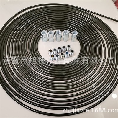 刹车管蚊香盘制动PVF管 维修改装汽车配件绿色5连接器制动钢喉