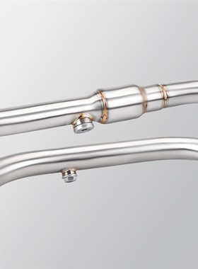 摩托车排气管改装 适用MT15/R15 4V双氧口不锈钢前段 2017-2024年