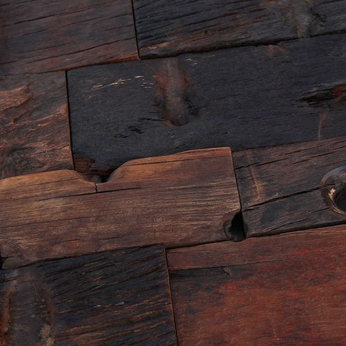 大锲古老船木马赛克家装主材设计室内电视背景墙玄关酒店DQ-SMSL2