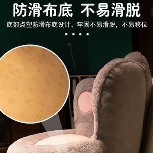 榻榻米坐垫靠背一体地上蒲团懒人坐墩卧室家用地板屁垫椅子厚垫子