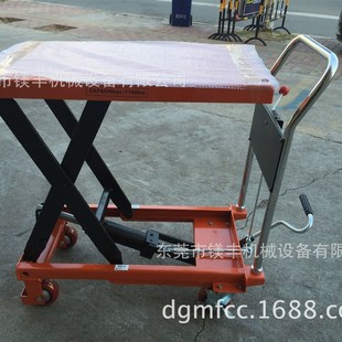 厂家直销油压升降台车模具升降平台车PT500B脚踩液压升降手推移动