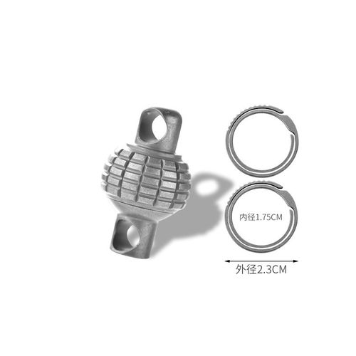 直销钛合金钥匙扣 灯笼地雷钥匙扣钛合金万向扣 钛合金异形钥匙扣