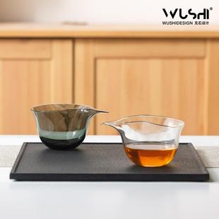 大号公杯泡茶公平茶海单个茶道配件 葫芦公道杯分茶器玻璃茶具日式