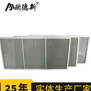 空气过滤器除尘滤芯耐温干燥除尘可清洗层中效板框空气过滤器