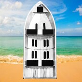 铝合金养殖船冲锋舟承载400kg开敞式 渔业休闲活动专用船只