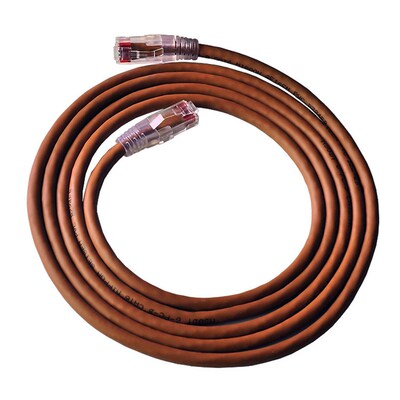SHIPUCO CAT6六类细网线 软线多股千兆网线 棕色 1米至20米
