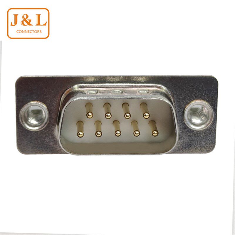 厂家直销DB9 15 25 37公铆带鱼叉带固定螺丝柱白胶直插焊板DB头