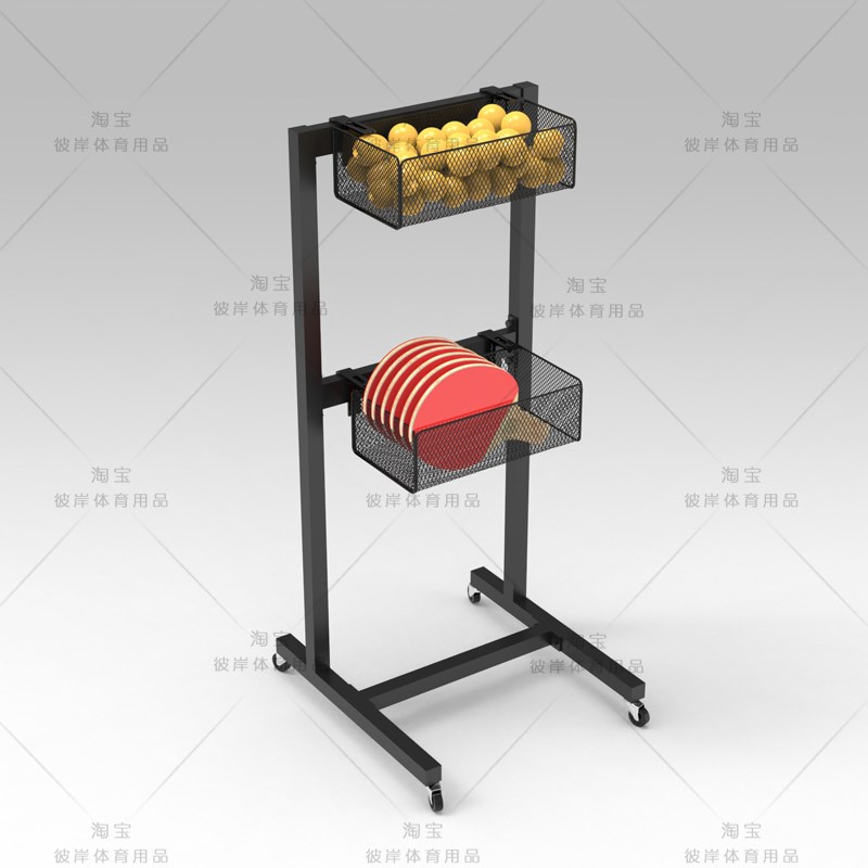 黑色乒乓球拍展示架槽板挂钩托架挂板挂X架球拍货架钩