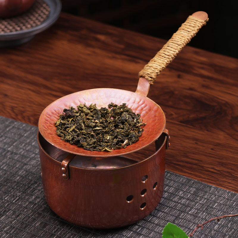 紫铜烤茶盘茶叶提香器个性高端功X夫茶道配件