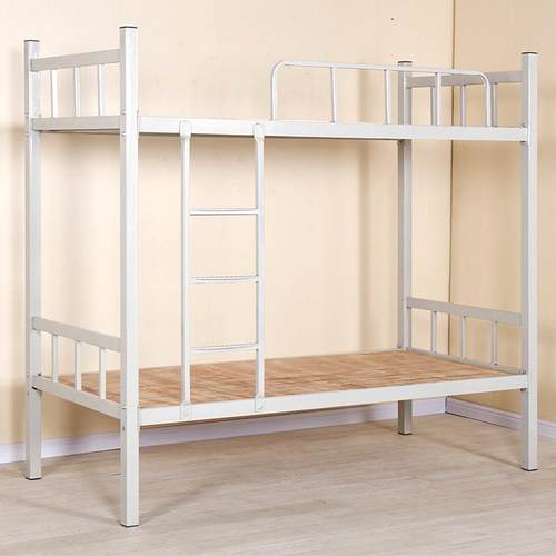 上下铺铁床双层床宿舍型材床双人公寓铁架床钢制加固高架床上下床