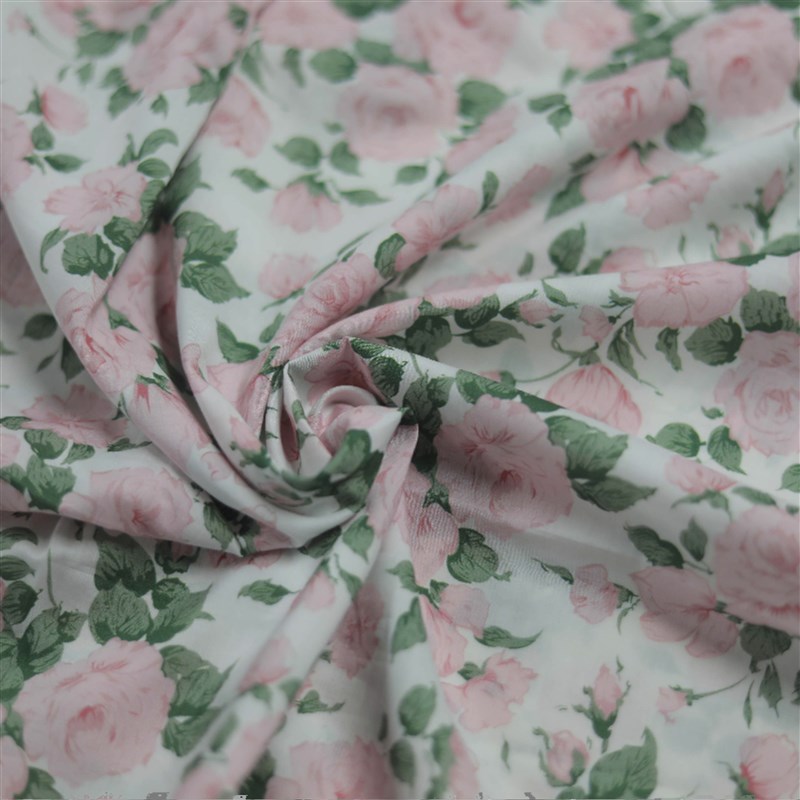 【105126-5】Lib*rty roseA粉80支高密棉布140cm印花diy服装面料