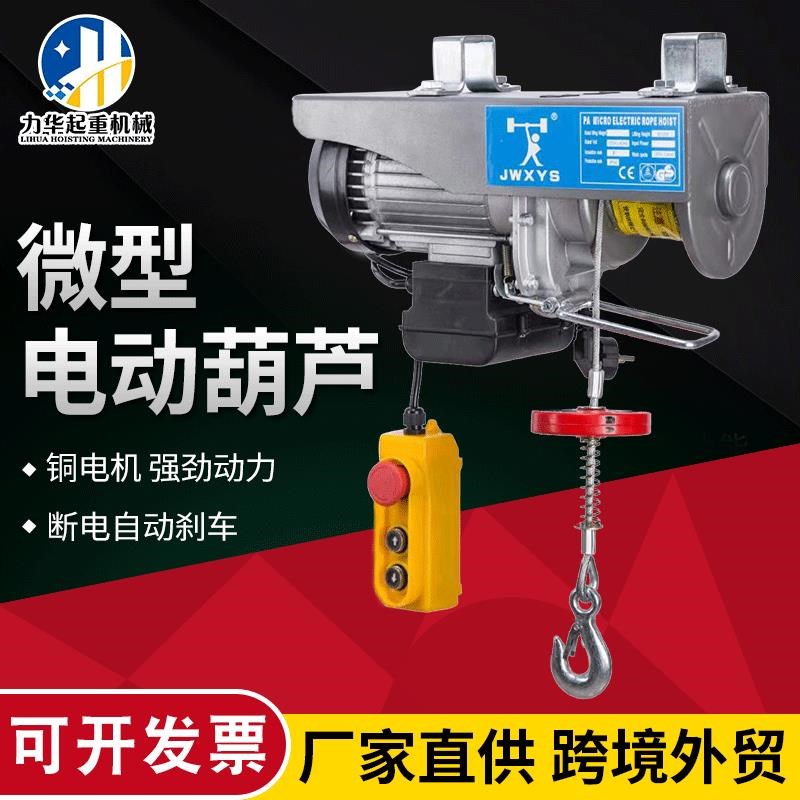 微型电动葫芦220V小吊机建筑装修微电P葫芦电葫芦提升机