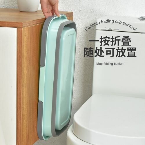 折叠水桶塑料长方形拖把拖布桶家用可单卖手提装水洗衣拖地大单桶