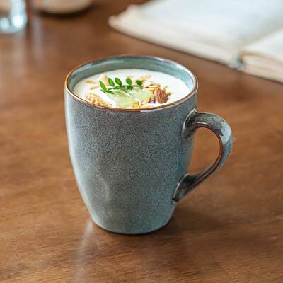 早餐杯高颜值马克杯家用设计感小众杯子茶杯大容量咖啡杯情侣水杯