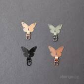 蝴蝶金属夹片＆手机挂绳链接挂片新升级款 ins结实牢固不顶壳不影