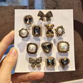 饰diy配件鞋 扣 配饰适配crocsCRORS鞋 花卡扣装 白鹿同款 洞洞鞋