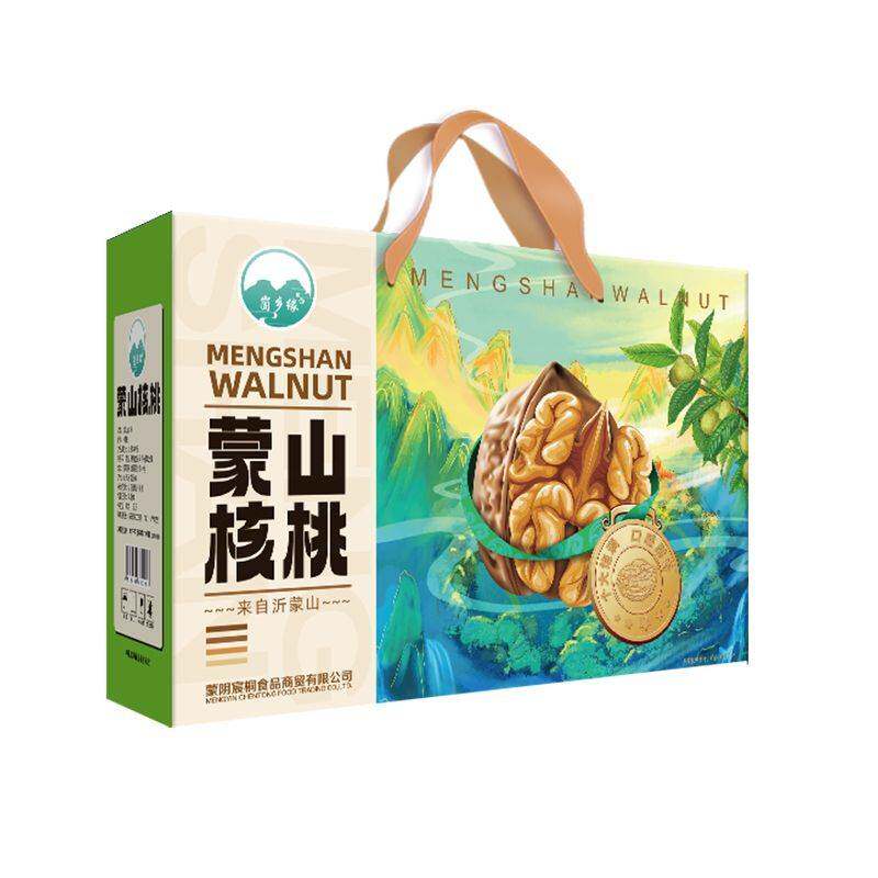 山东特产礼品蒙山核桃礼盒装中秋节送礼干果晒干生核桃节日伴手礼