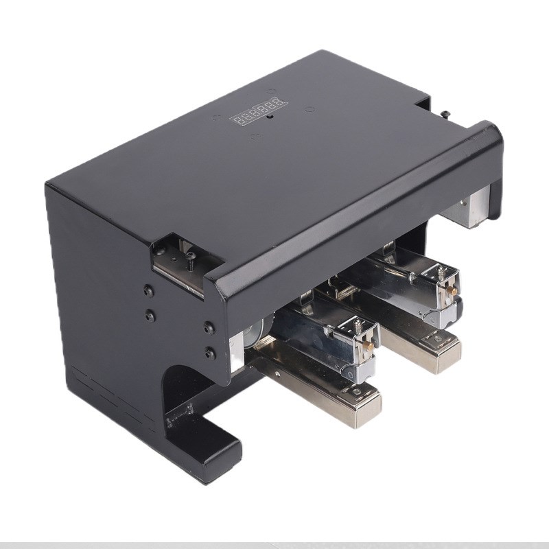 新款小号c系全自动多头快速电动钉书机 多工位订卡头订纸盒