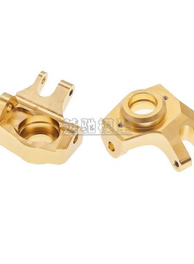 110 攀爬车铜制转向杯升级件 加重铜转向杯 SCX10II 90046 48g