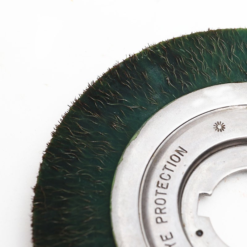 尼龙丝工业毛刷轮抛光定型机除尘去毛刺圆盘刷机械磨料毛刷盘