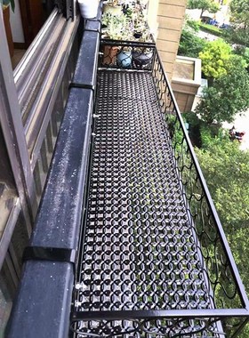 室外窗户挂筐阳台置物架高层窗外网格挂篮外面花架盗网挂钩架子