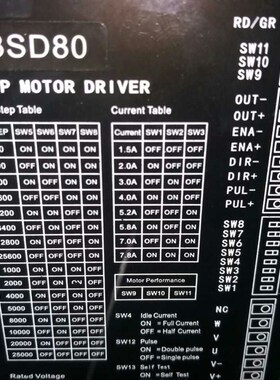 三相步进电机驱动器代替 鸣志3SR8和三相57 60步进控制器