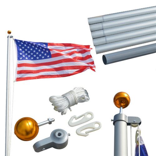 各国广场旗杆定 制铝合金旗杆 学校单位用旗杆 户外广场升降旗杆