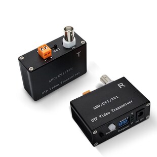 AHDCVITVI同轴高清有源双绞线传输器BNC转网线延长器 VideoBalun