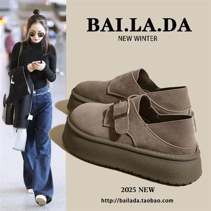 新品爆款两穿厚底一脚蹬全包勃肯鞋女款2026春季新款百搭女鞋春款