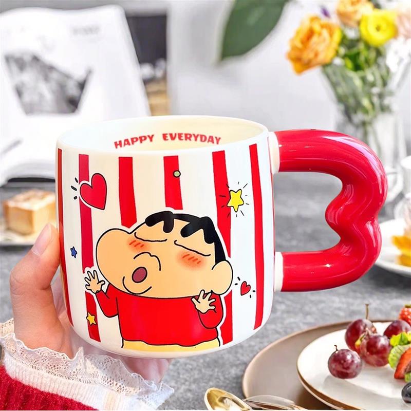 马克杯蜡笔小新杯子陶瓷情