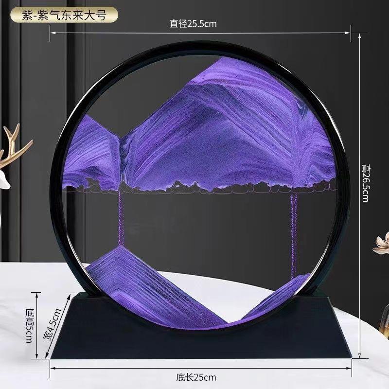 推荐3d立体流沙画摆件沙漏装饰品家居客厅电视柜酒柜桌面创意生日图片