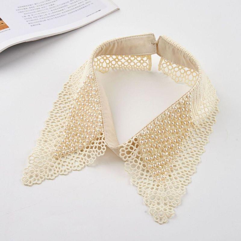 手工订珠女装假领子韩版百