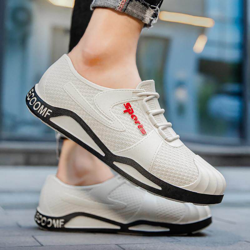 新品低帮大码雨鞋男款45.46厨房耐磨软底外穿时尚防水工作鞋防滑