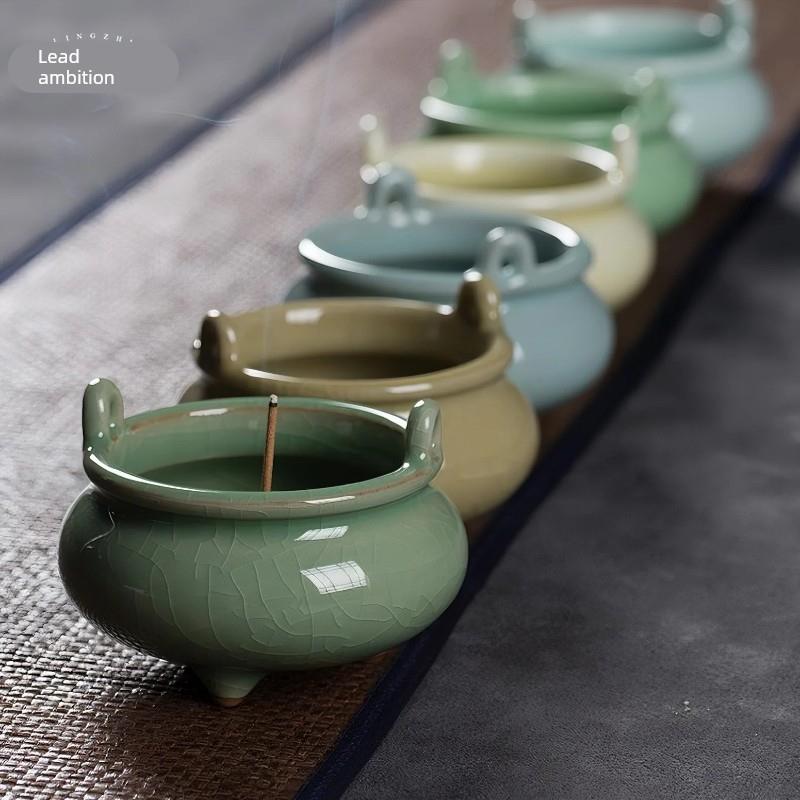 三足小香炉线香香插蚊香炉