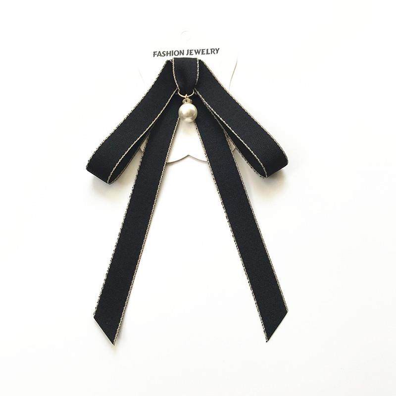 明星同款黑色领结jk衬衫女系带英伦学院风蝴蝶结职业领花女装饰红