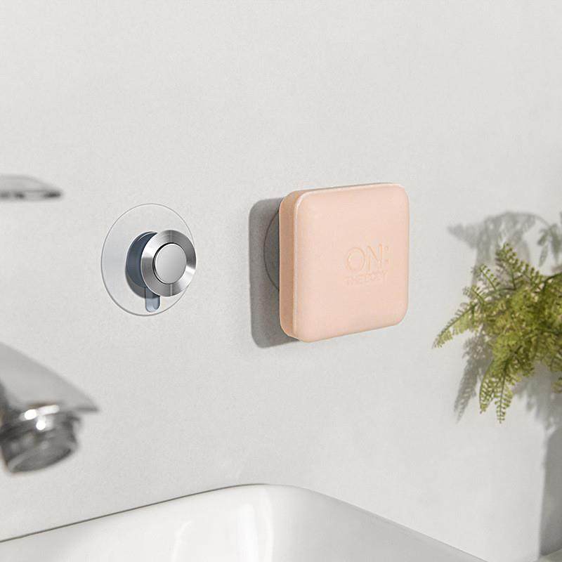 不锈钢磁吸肥皂盒免打孔壁挂式新款香皂置物架强力粘家用香皂架子