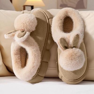 可爱棉拖鞋女士秋冬季2025