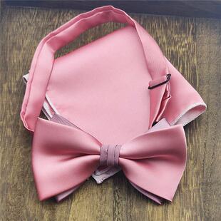 推荐男女复古领结结婚婚礼新郎伴郎正装休闲蝴蝶结真丝手感咖色绿