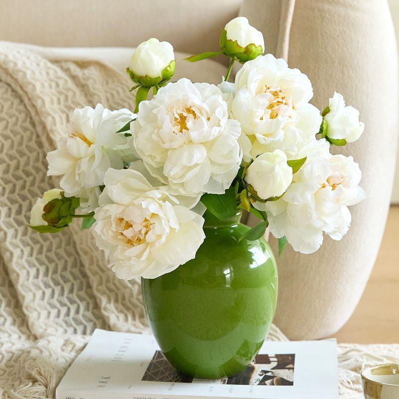 洋牡丹芍药仿真花高级感逼