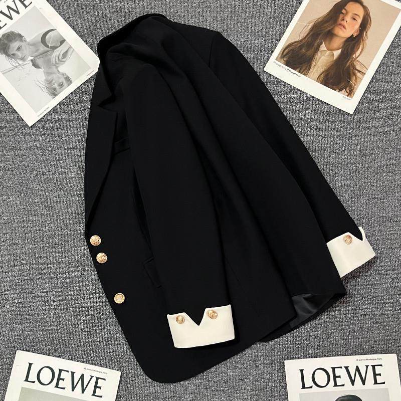 新品小西装外套女2025春秋季新款黑色小个子休闲气质高级感炸街小