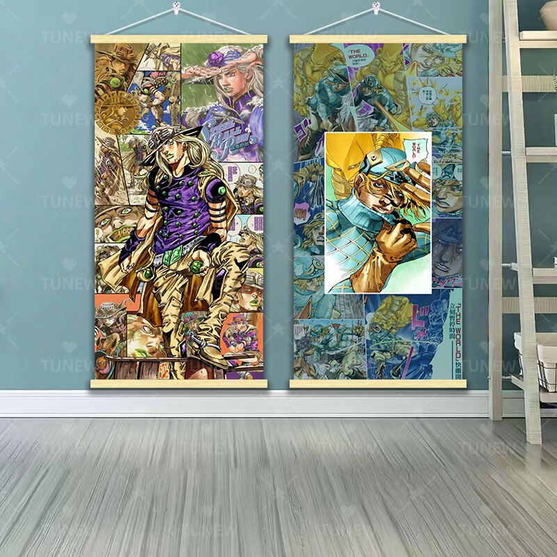 JOJO的奇妙冒险周边海报挂画杰洛乔尼迪亚哥装饰画壁画定制送朋友
