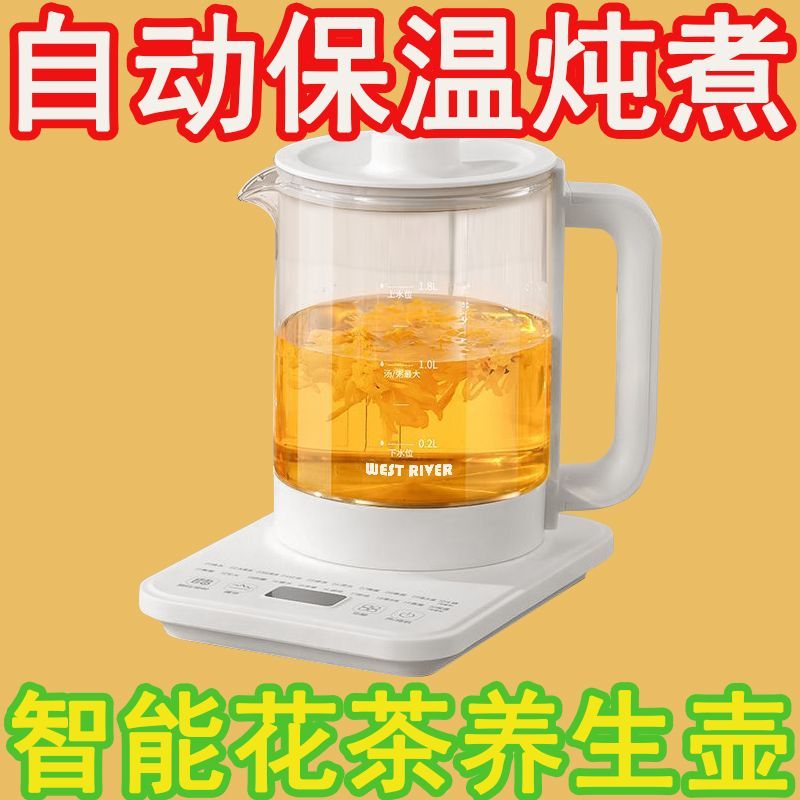 德国家用多功能电热水壶烧水花茶壶办公室多功能煮茶电热壶养生壶
