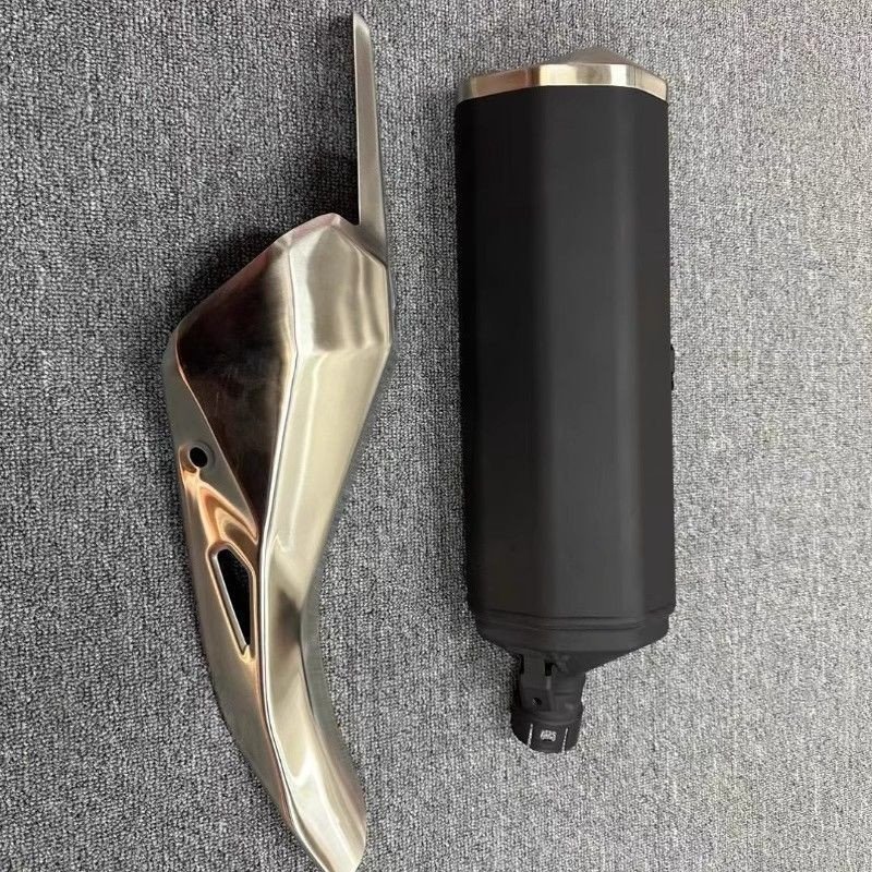 适用忍者400排气尾段消声器图片
