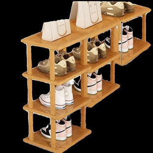 放楼梯台阶上的鞋柜鞋架踏步台阶鞋架子阳台迷你家用斜坡多层简易