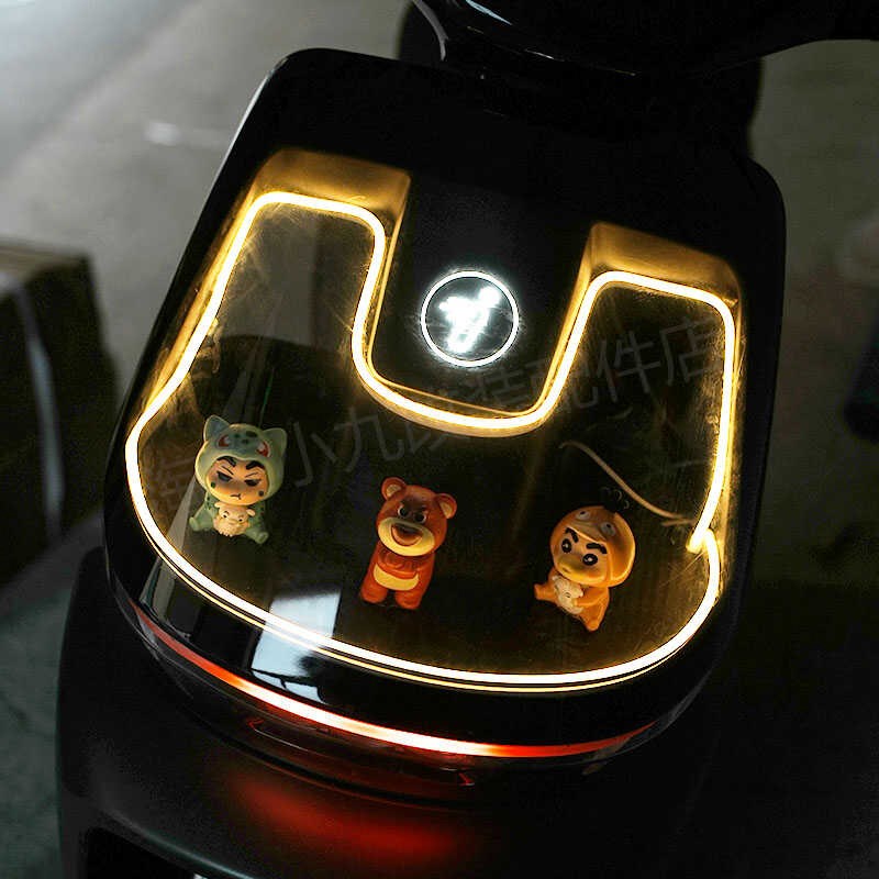 适用九/号电动车Cz90/c85c/c80c灯带炫酷前置氛围灯条DIY改装配件