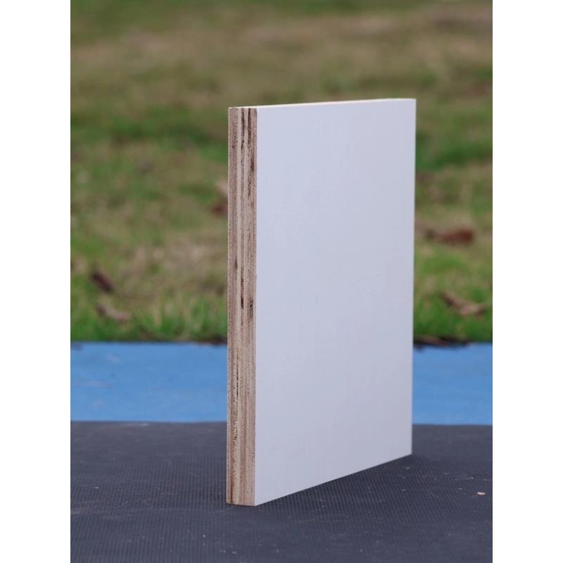 18mm全桉树多层板单粘双粘后面板白色家具桌面卤素单板