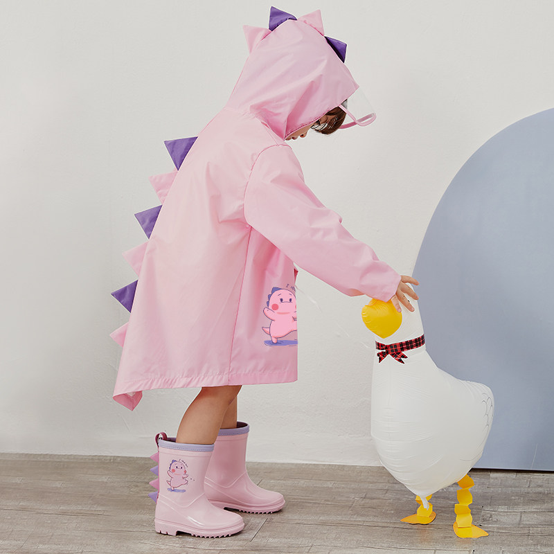 儿童雨衣男童女童2025款恐龙雨衣2-8幼儿园小童全身防水雨披雨具
