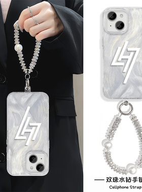 iPhone15羽纱s30适用16e硬12小米17ProMax新款鹿晗应援周边VIVOx100个性华为PURA80苹果14plus手机壳带挂绳13