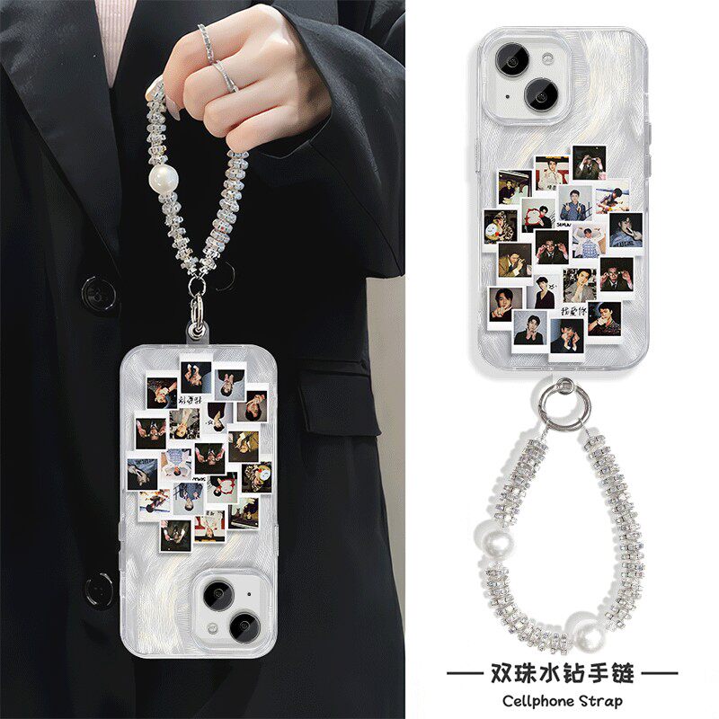 手机壳带挂绳16ProMax苹果1213适用iPhone17硬14羽纱15PLUS高颜值拼接吴世勋周边华为PURA80红米K80一加ACE5