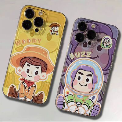 华为MATE80卡通适用苹果13软小众iPhone14创意VIVOIQOOZ11透明17ProMax手机壳16PLUS胡迪巴斯光年OPPORENO15C